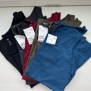 H&M tank tops, set of 5